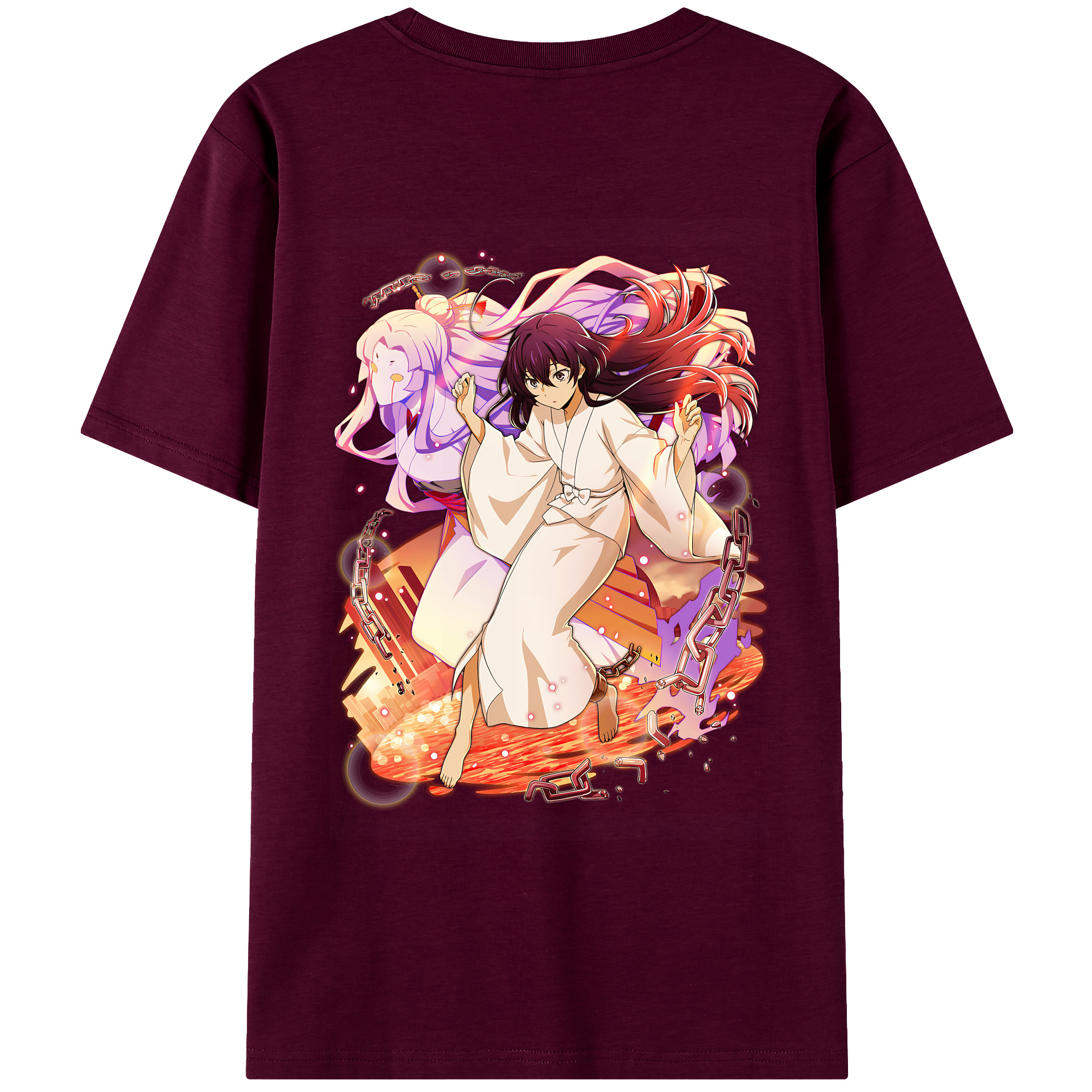 （画像用） 文豪ストレイドッグス Bungo Stray Dogs レディース半袖Tシャツ(バックプリント)